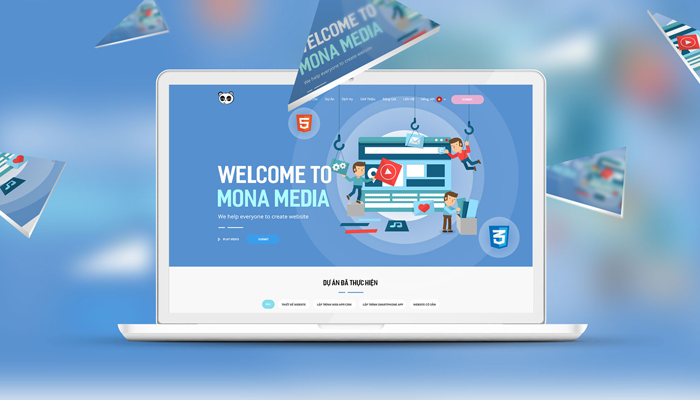 Công ty thiết kế website theo yêu cầu giá rẻ - Mona Media