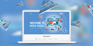 công ty thiết kế website theo mẫu Mona Media