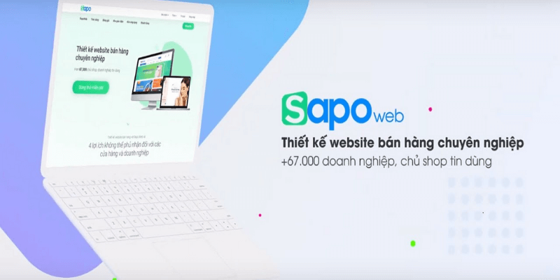thiết kế website theo mẫu Sapo