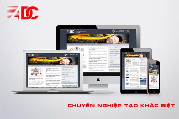 Dịch vụ thiết kế website ADC