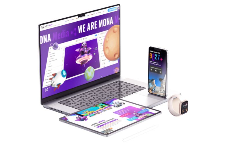 thiết kế website đa nền tảng tại Mona Media