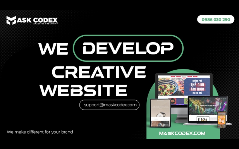 Đơn vị thiết kế web MASKCODEX