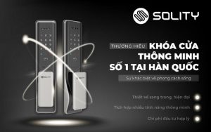 Thương hiệu khóa điện tử thông minh Solity  