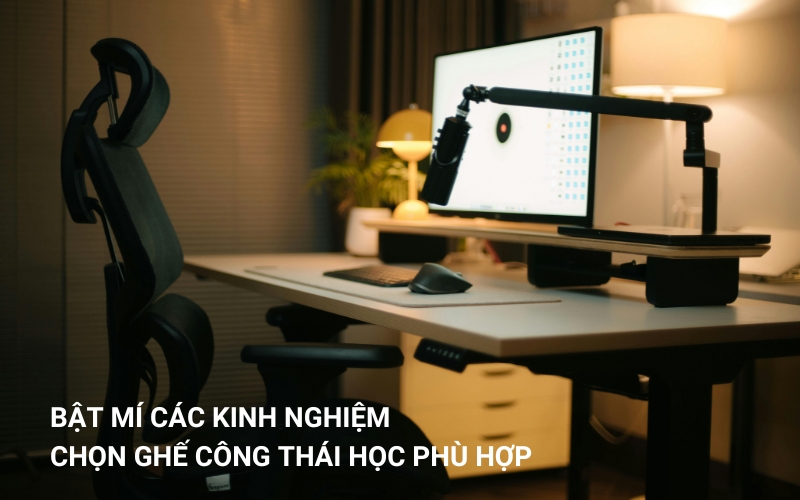 kinh nghiệm chọn ghế công thái học