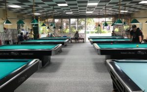 diện tích quán bida