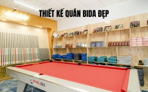 thiết kế quán bida đẹp